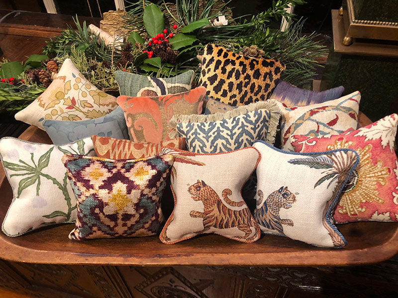 5” x 5” organic lavender sachets made with rich, colorful fabrics.