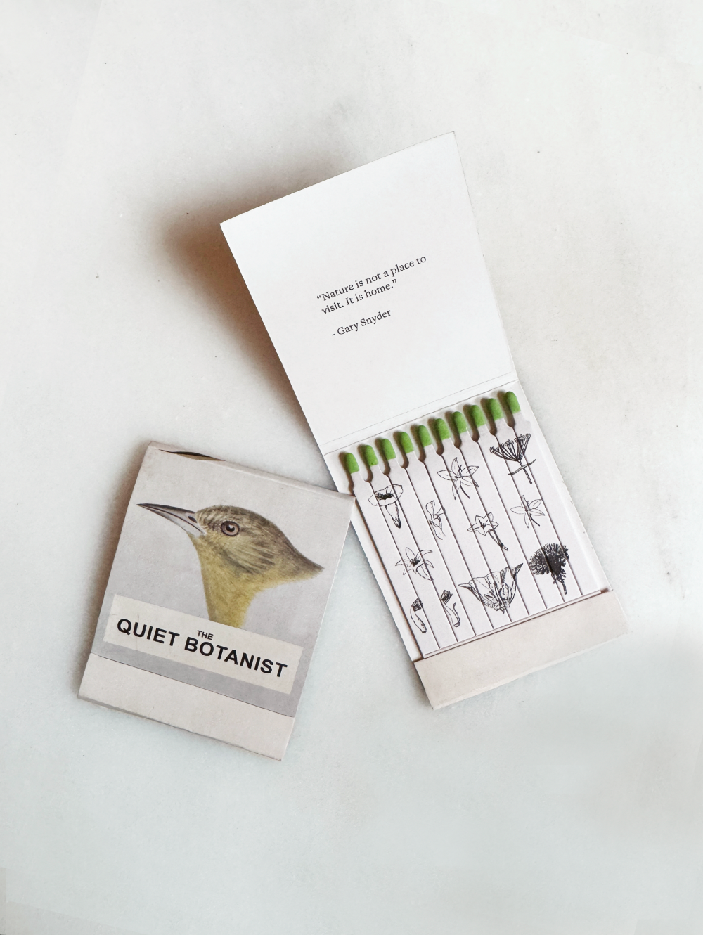 The Quiet Botanist Golden Finch Matches