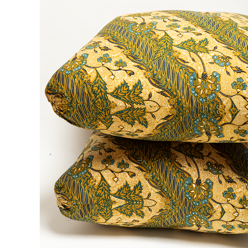 Antique Batik Ocre and Pine