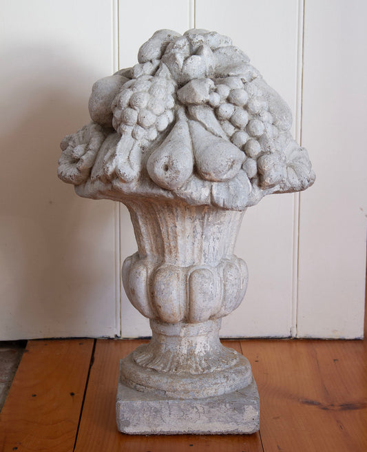 Cast Stone Fruit Basket