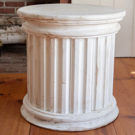 Antique Capital Side Table