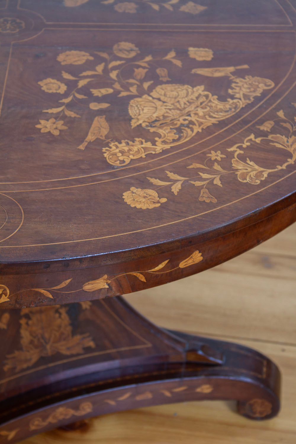 19th Century Dutch Marquetry Table