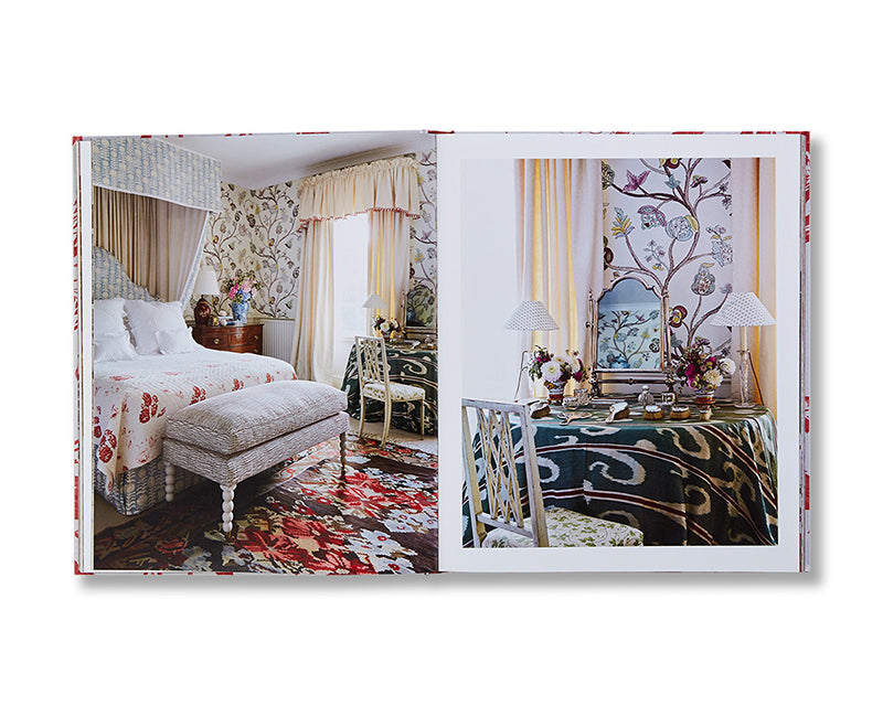 Bedroom Near & Far: Interiors I Love” by Lisa Fine, featuring design inspiration from her homes and travels. Dimensions: 10” x 12”.