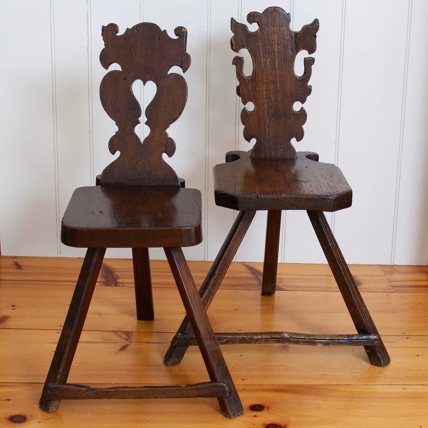 Sgabello Walnut Side Chairs