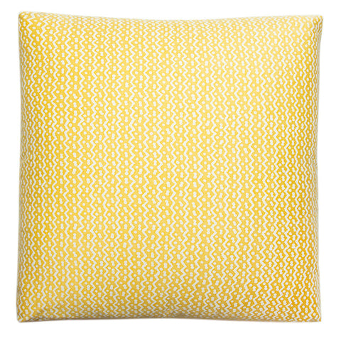 Fortuny Tapa Yellow and White Cotton