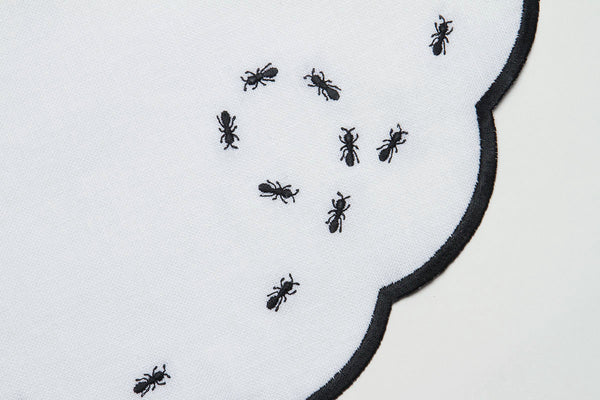 Embroidered Black Marching Ants