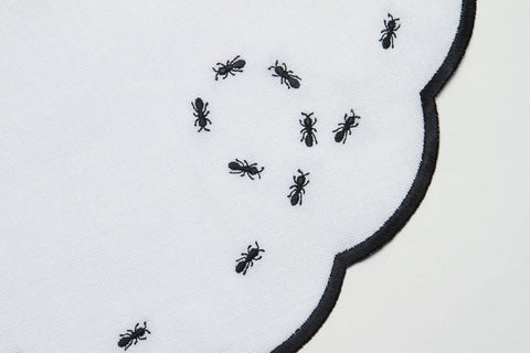 Embroidered Black Marching Ants