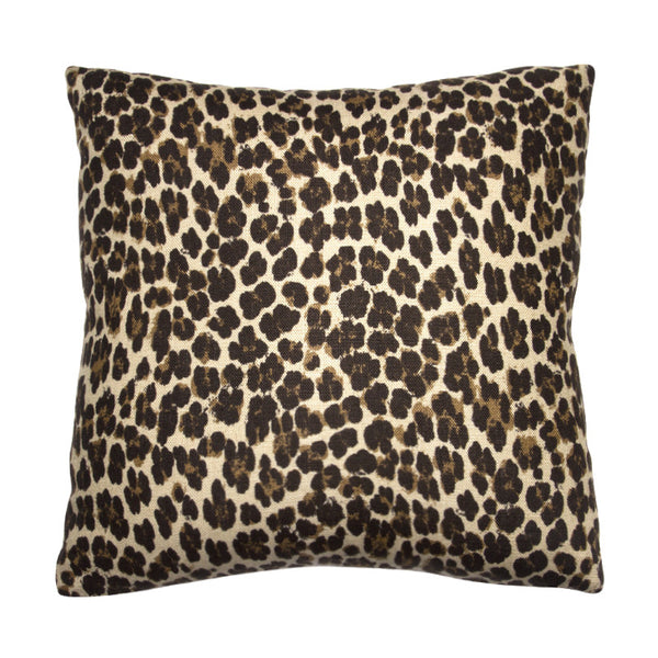 Clarence House Brown Leopard Linen