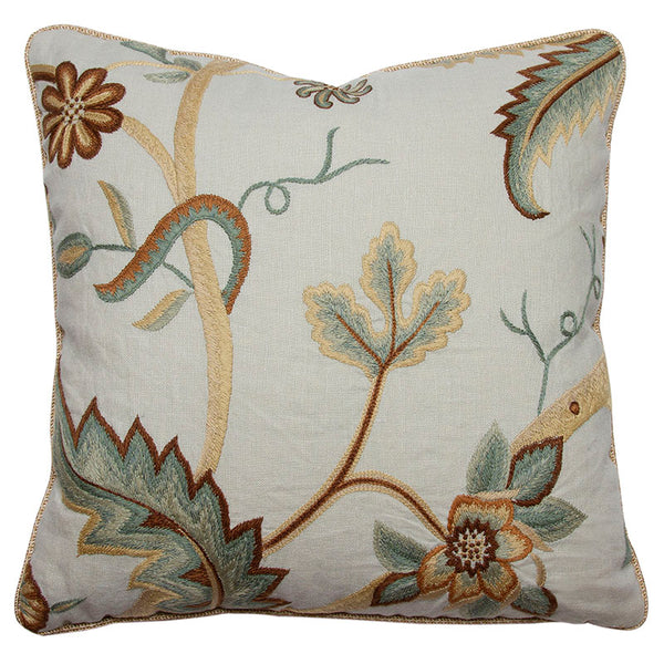 Chelsea Textiles Tree of Wisdom Hand-Embroidery on Linen
