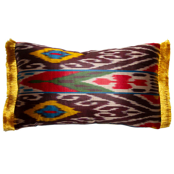 Multi-Colored Silk Ikat