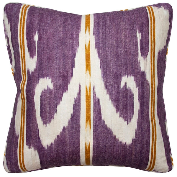 Carolina Irving Amethyst 'Trebizond' Ikat Linen
